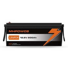 12V LiFePO4 Battery 200Ah 100Ah for Rv Trailer Camper Off Gird Solar Energy