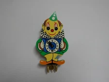 Engstler  207 Black Forest  Novelty Clock , Hand painted, wood, mini