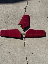 Vintage Hobie Hawk RC Glider Tail Fins