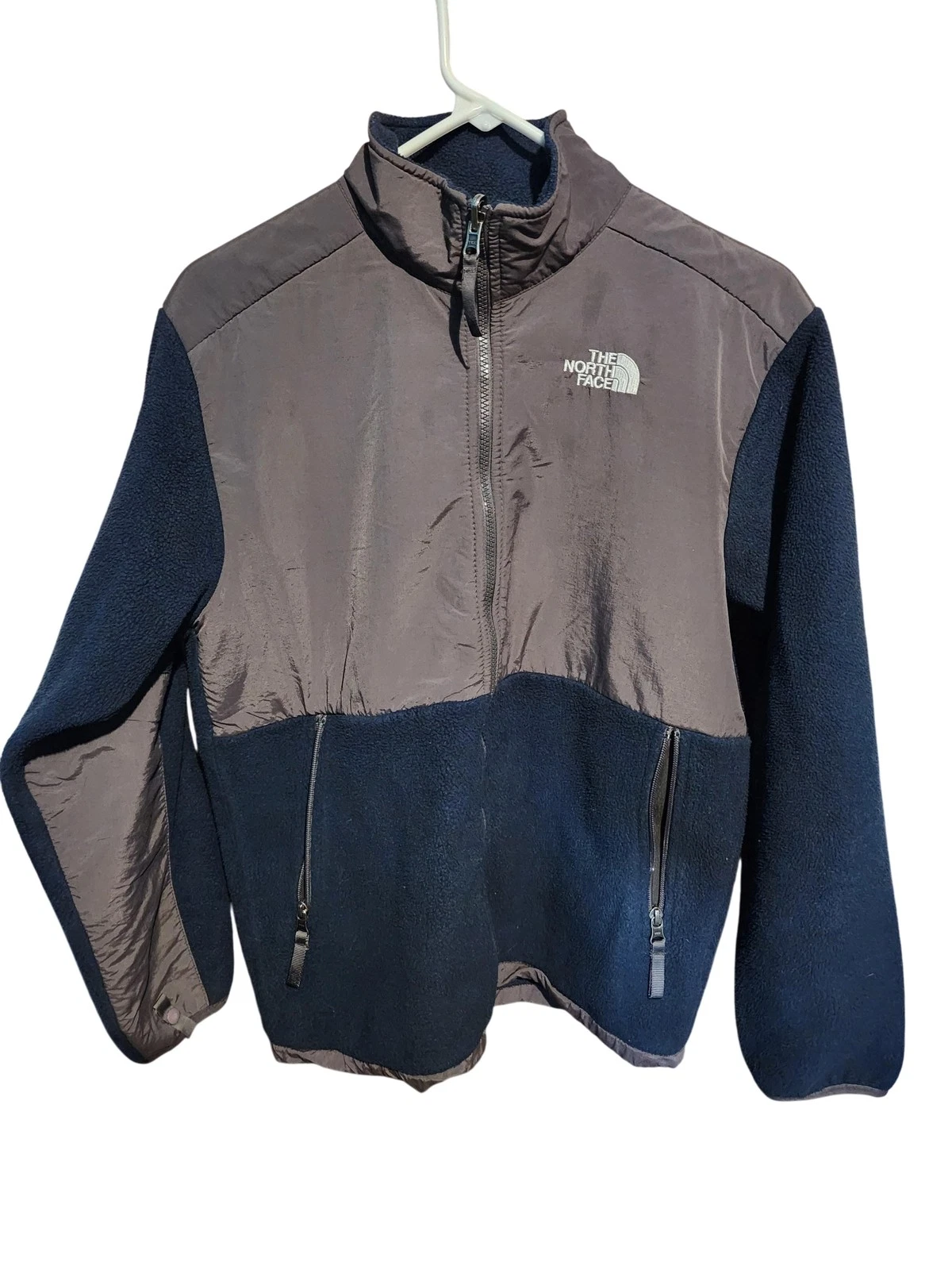 North Face Jacket Boys XL Fleece Full Zip Wind Resistant Outdoor Hiking