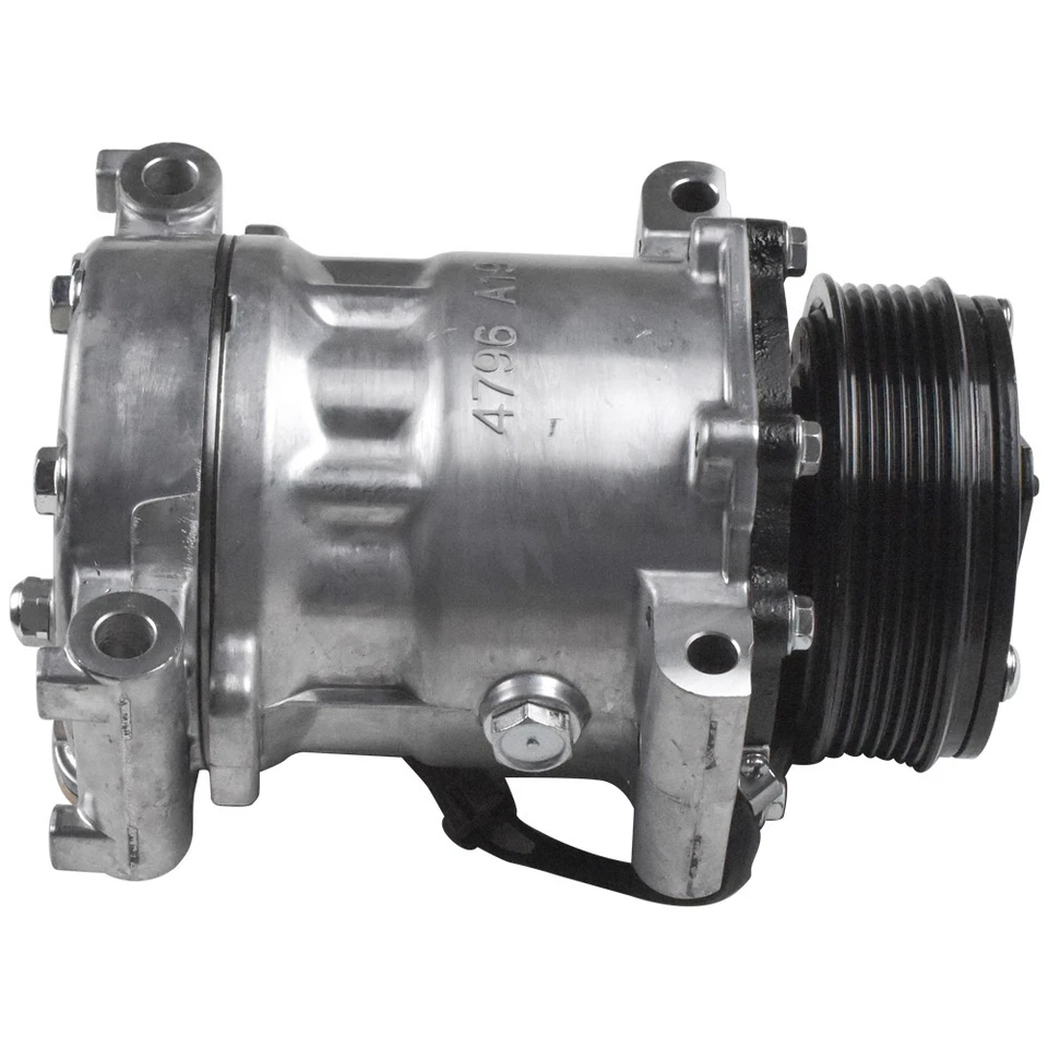A/C Compressor w/ Clutch Fits 1996-2000 Chevy Express 1500 GMC Savana 1500 2500 - Image 3 of 4