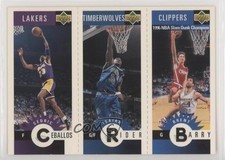 1996 Collector's Choice Mini-Cards Cedric Ceballos Isaiah Rider Brent Barry 0d7t