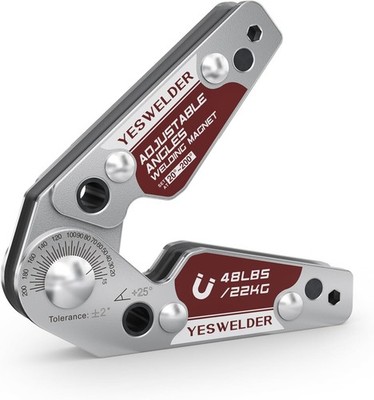 Adjustable Angle Welding Magnet 20-200° 77LB Holding Power Welding Tool