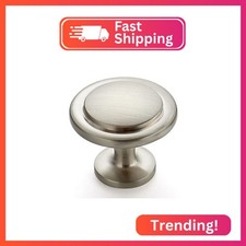 Ravinte Brushed Nickel Round Cabinet Knobs,Zinc Pulls,1-1/4 Inch,45 Pack