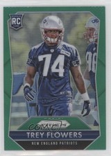 2015 Panini Prizm Rookies Green Prizm Trey Flowers #295 0p45