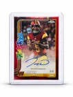2025 Topps Chrome Jayden Daniels Future Stars Autograph Red /5 COLOR MATCH