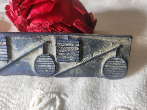 Tampon ancien sans support frise broderie collection lampion n°26-2 - Bild 4 von 5