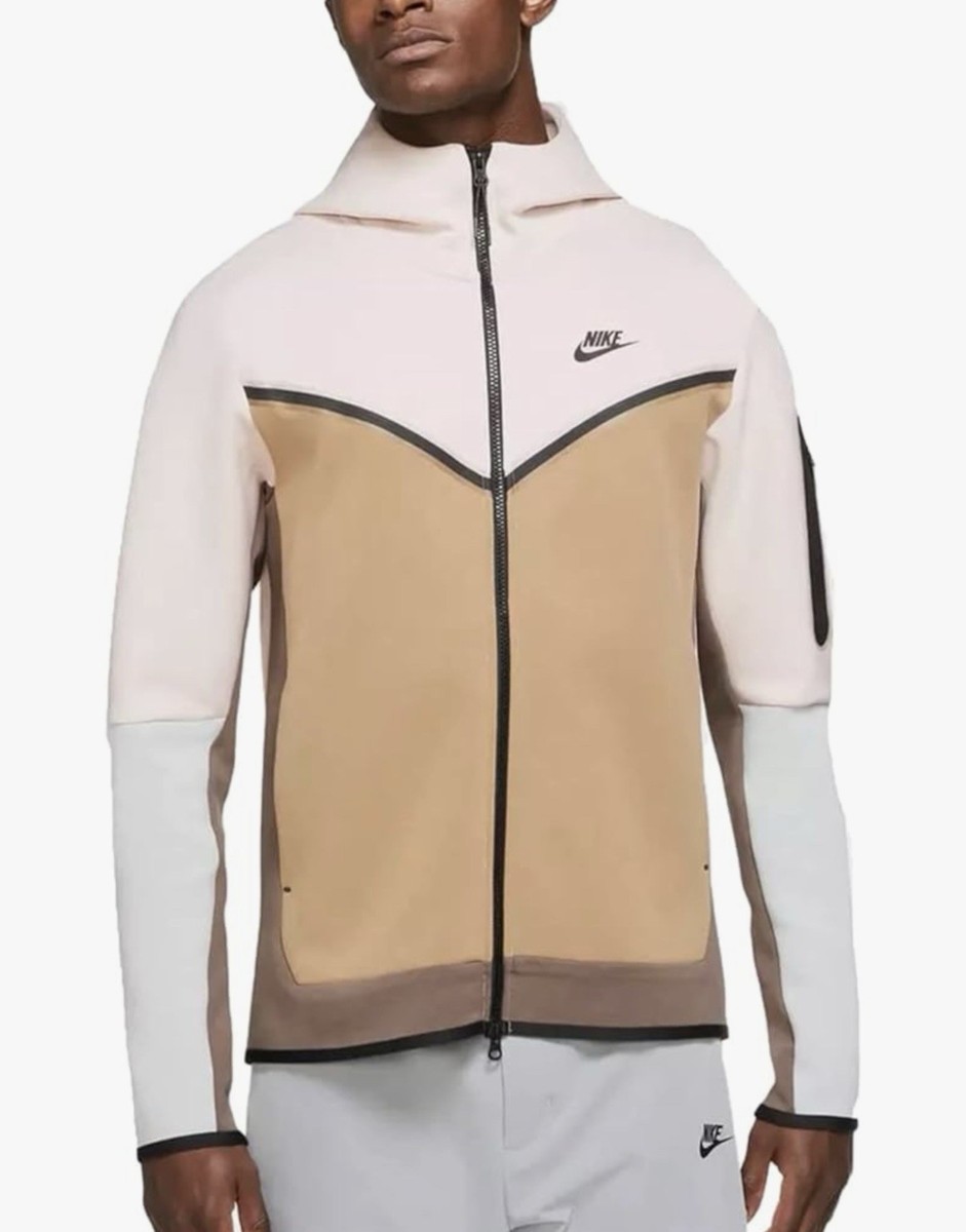 Nike Tech Fleece Size Small Men's Womens Pink Driftwood Hoodie