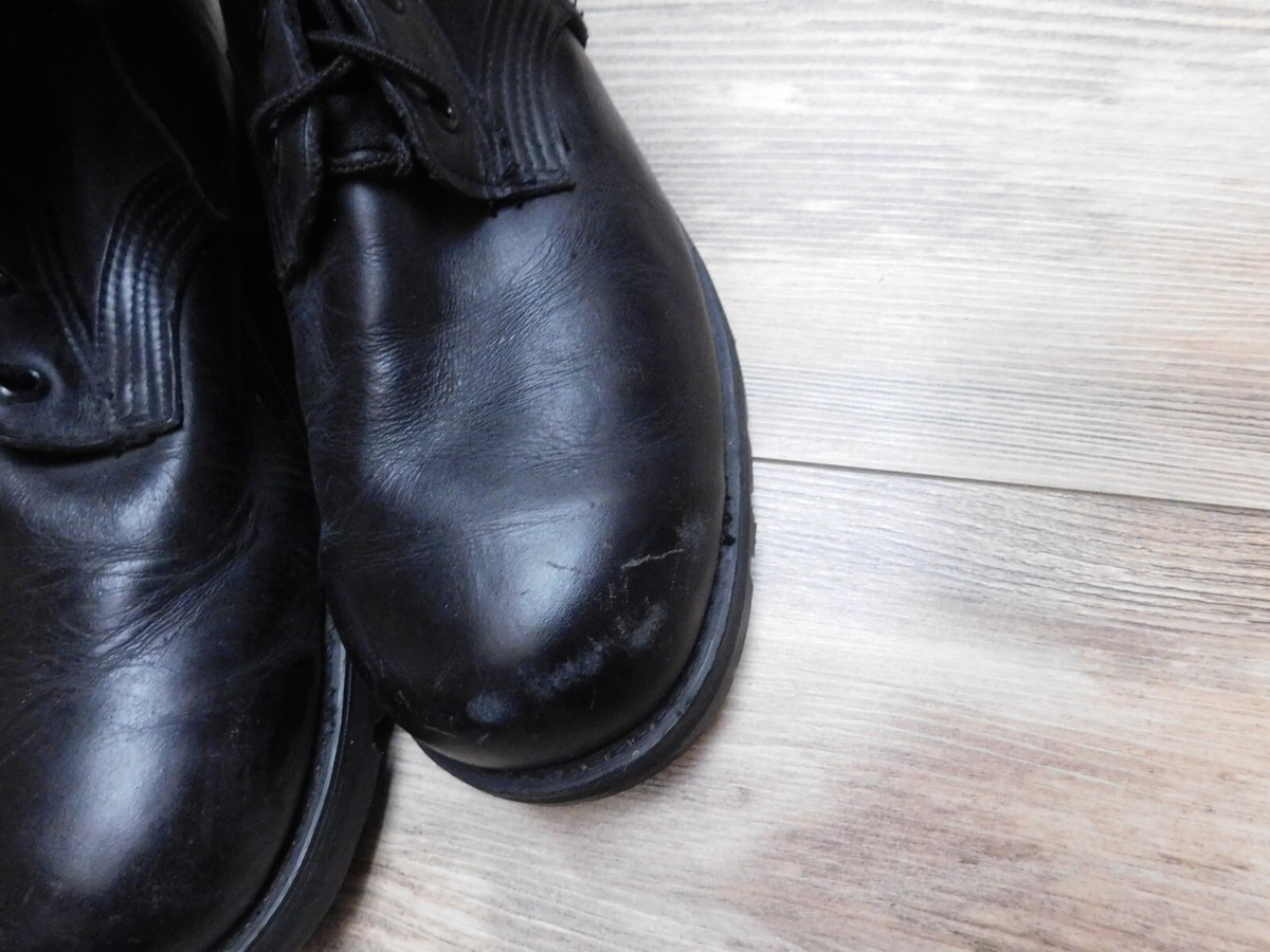 US MILITARY SPIKE PROTECTIVE BLACK BOOTS SIZE 10.5W | eBay