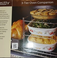 Betty Crocker Three Tier Oven Companion Baking Rack  Nifty Home Products - New