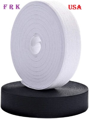 Elastic 1'' , 1.5'' , 2'', 2.5'' inch high quality 50 yard MADE IN USA FREE SHIPPING