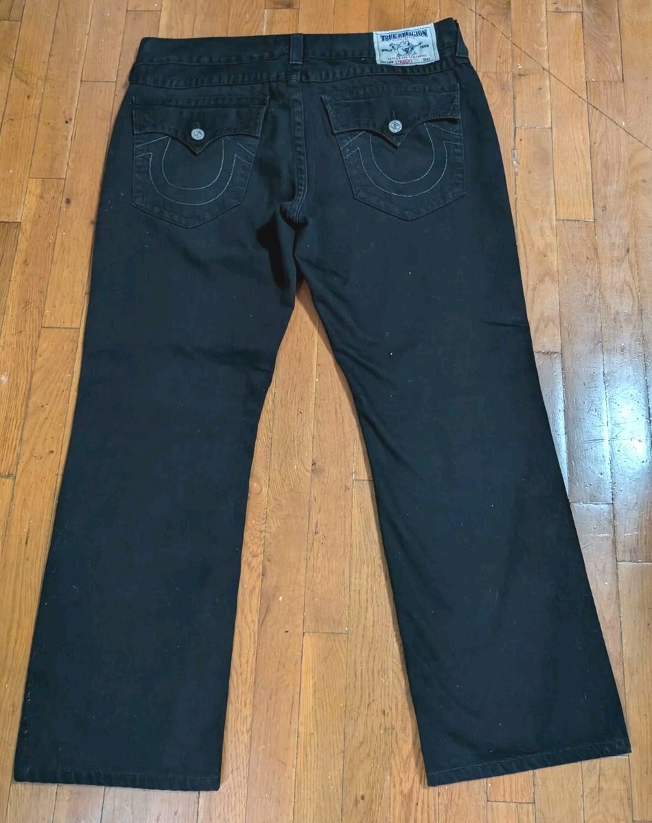 True Religion Buddha World Tour Section Straight 38 x 30 Vintage