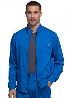 Cherokee Workwear Jacket WW320 ROY Royal Revolution Men Zip Front Free Shipping