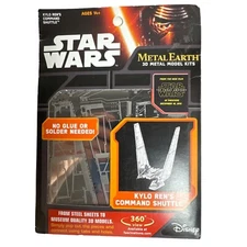 Metal Earth: Star Wars Kylo Ren's Command Shuttle 3D Metal Model Kit 1:59 Gift