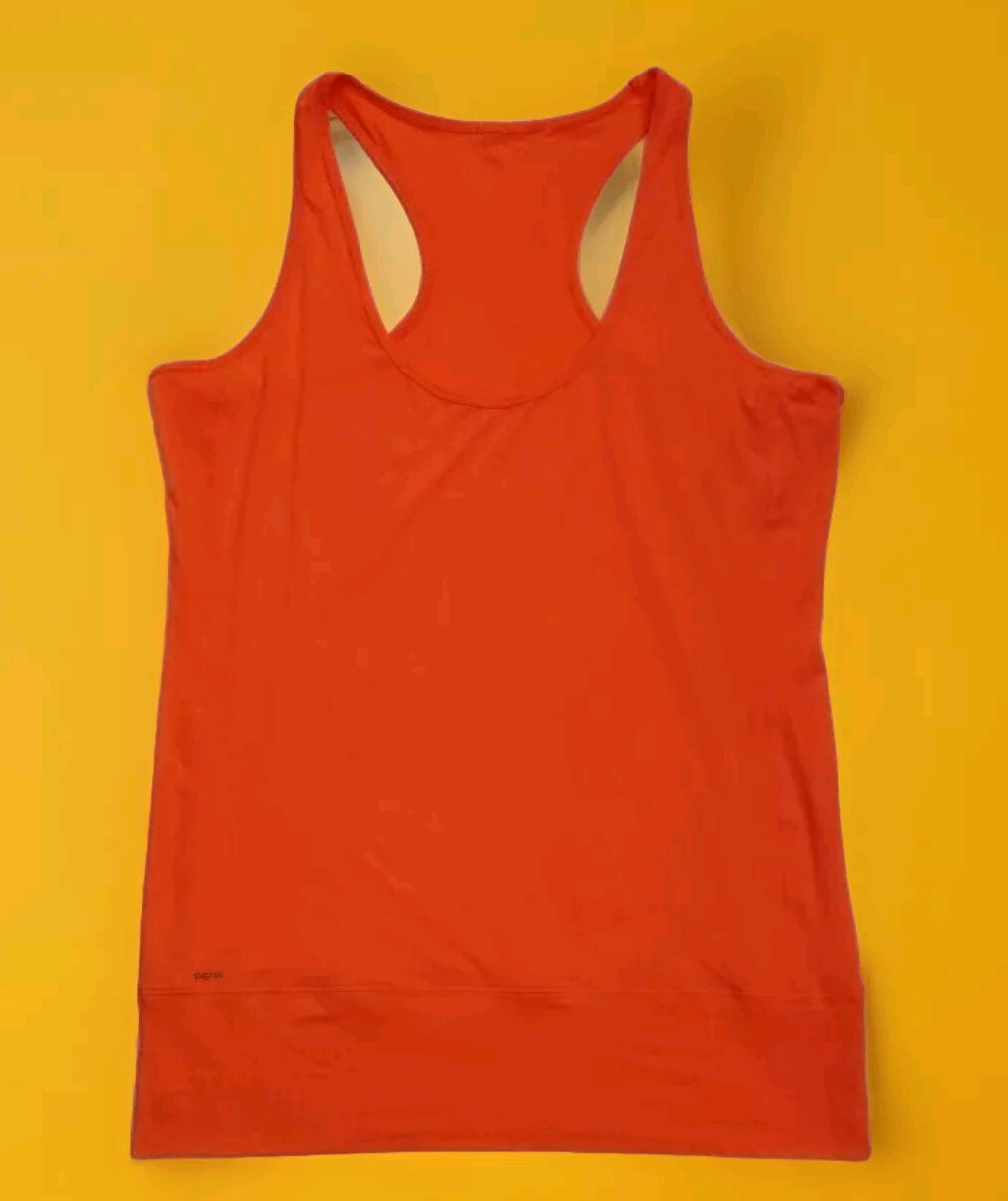 NWT! Champion Gear Powerflex Flashlight C Balance Loose Tank Neon Coral Top! M