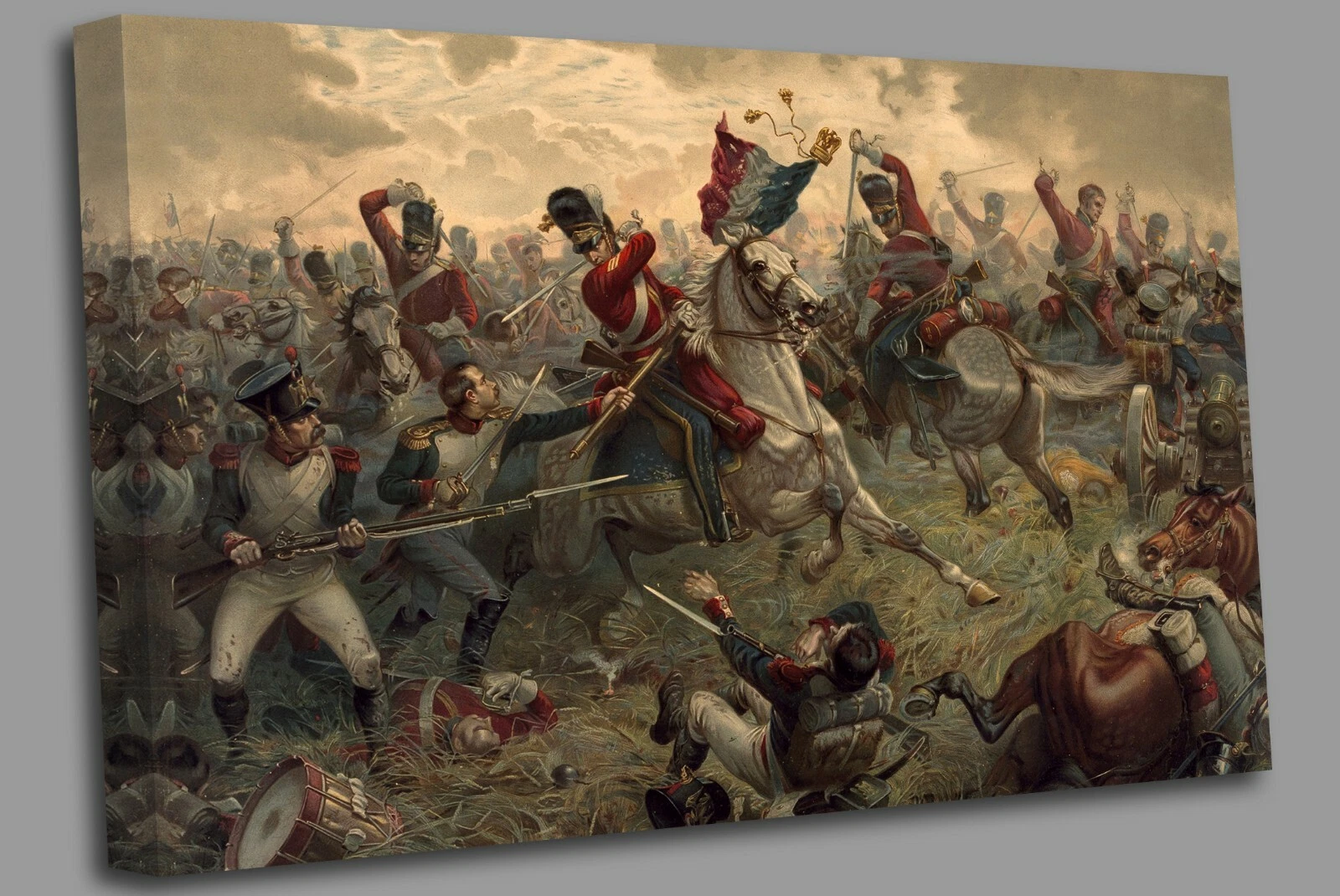 Infantry Regiment Battle of Waterloo 18 June 1815 Canvas Wall Art Picture Print
Opens in a new windo