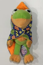 Kipp Brothers 10” Snug Buddies Frog Stuffed Plush with Security Blanket