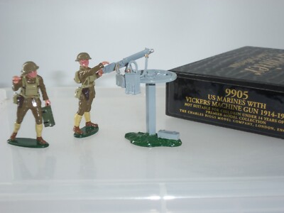 CHARLES BIGGS 9905 PREMIER US MARINES WITH VICKERS MACHINE GUN SOLDAT SET