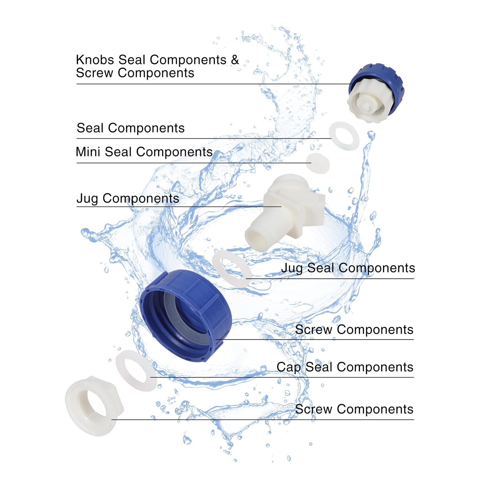 PORTABLE WATER CONTAINER Jug with Spigot for Camping Picnic 15 Liters REDCAMP