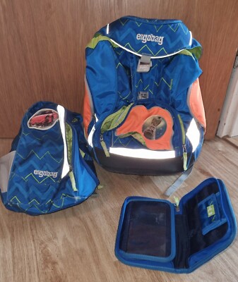 Ergobag Set Einschulung Grundschule Mappe Rucksack Turnbeutel Sporttasche 