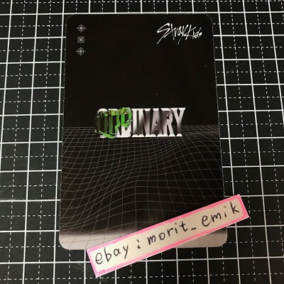 Stray Kids BANGCHAN - ODDINARY - official Photo card Mini Album