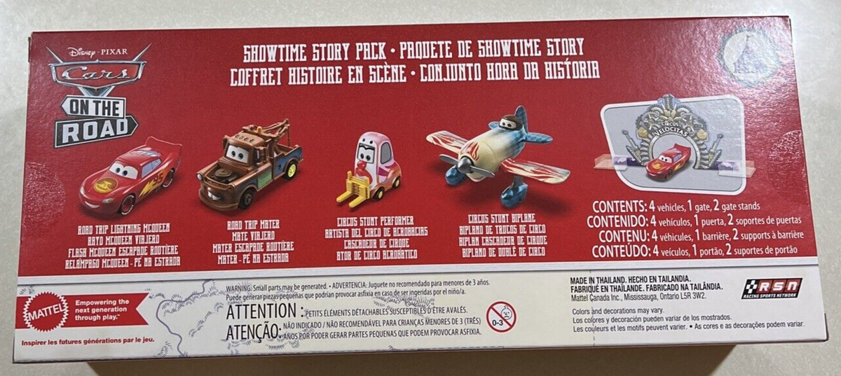New 2022 PIXAR Cars On The Road Showtime - CircuS Biplane, McQueen