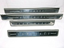 00-01 Infiniti I30 Door Sillthresholdscuff Plate Set 2 Front2 Backgrey Color