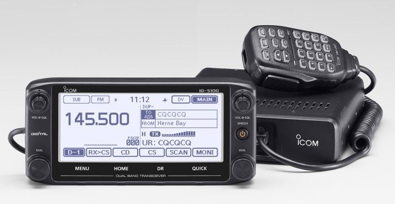 Icom ID-5100 デュアルバンド無線機 ICOM ID-5100A Deluxe Touchscreen 2m/70cm, 50W Mobile w/D-STAR/GPS
