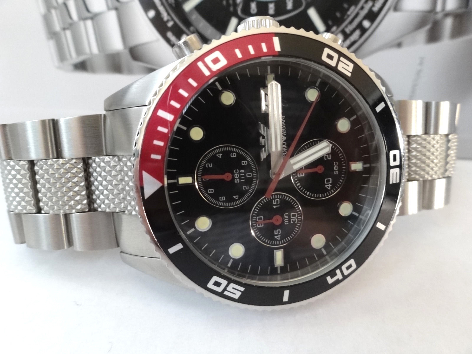 Emporio Armani AR5855 Men's Chronograph Dial Watch for sale online | eBay