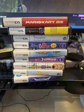 9 Lot MARIO KART DS, Spyro, Hannah Montana CASE ONLY Nintendo DS NO GAME