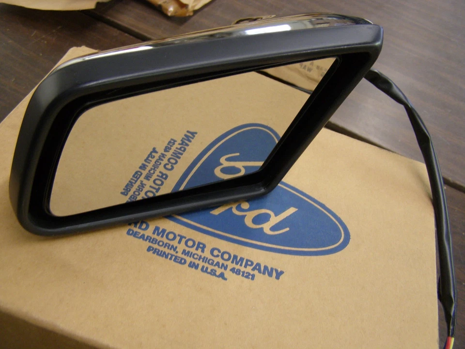 NOS OEM Ford 1983 1986 Thunderbird + Mercury Cougar Chrome Mirror 1984 1985 XR7 - Image 3 of 4