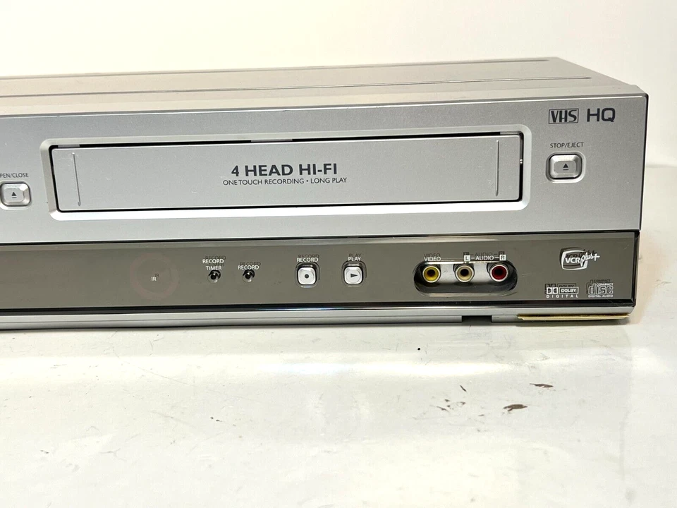 Philips DVD750VR Leitor de DVD/VCR VHS Gravador de Cassete Combo Testado Funcionando - Imagem 3 de 4