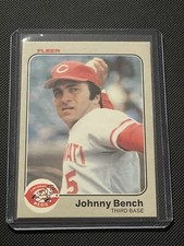 1983 Fleer - #584 Johnny Bench
