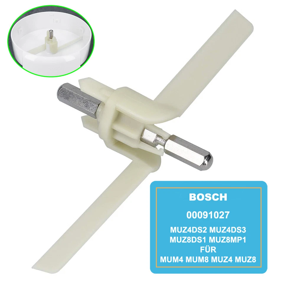 Durchlaufschnitzler Ersatz für Bosch 00091027 MUM4 MUM8 MUZ8DS1 MUZ4DS2 MUZ4DS3 - Bild 2 von 4