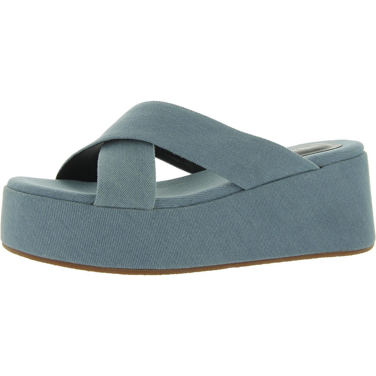 Модные женские джинсовые босоножки Harper Criss-Cross на платформе BHFO 2591 7290₽