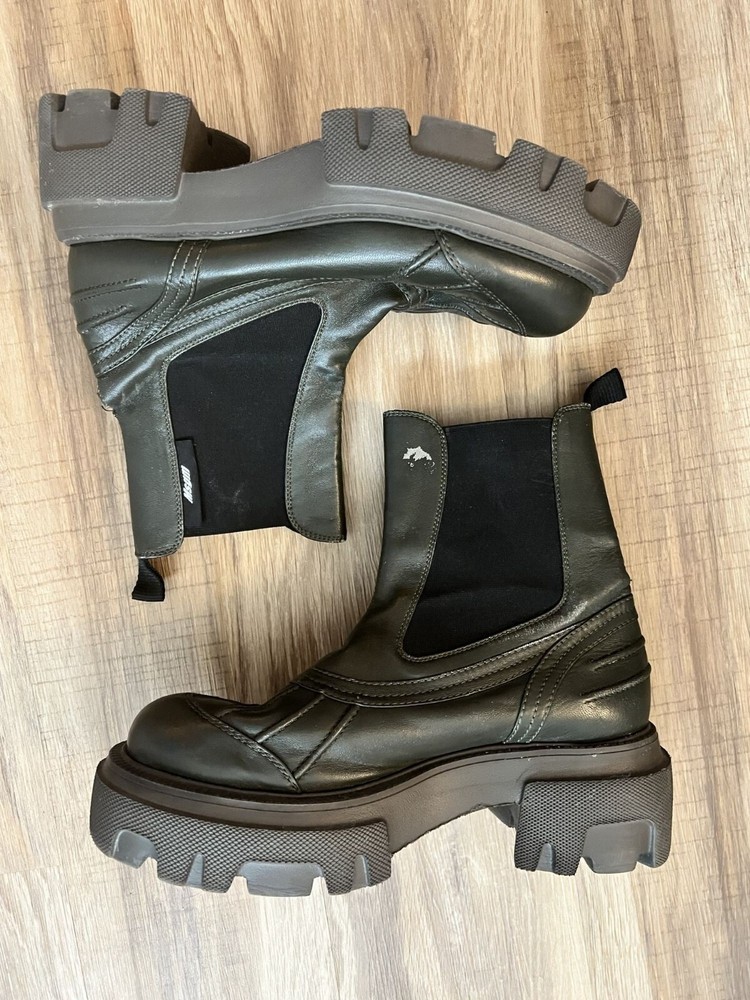 MSGM Moto Boots Lug Sole SZ: 40