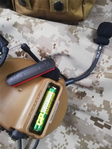 TCA Comtac III Zestaw słuchawkowy Wojskowy standardowy zestaw słuchawkowy wtykowy do PRC 148 152 MBITR Nowy - Zdjęcie 5 z 11
