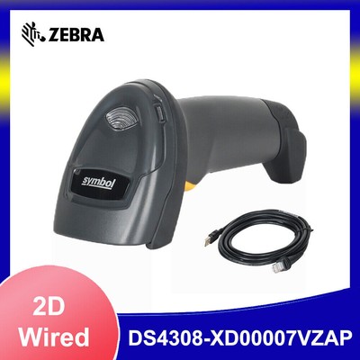 Symbol DS4308-XD00007VZAP 1D/2D Imager Handheld Barcode Scanner with USB Cable