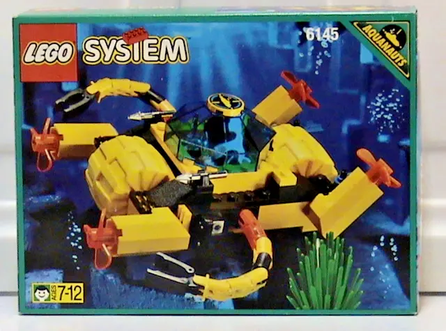 LEGO Aquazone Hydronauts Crystal crawler Submarine Set 6145