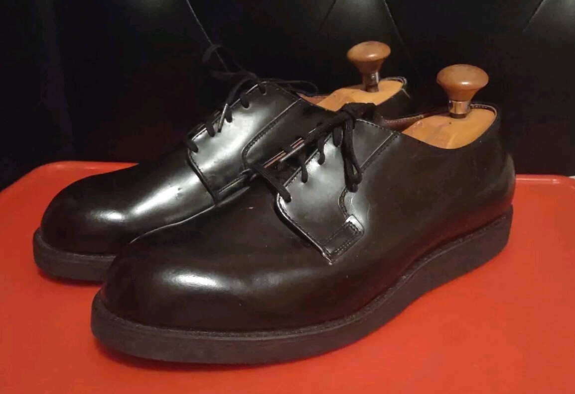 Red Wing Postman Oxford Shoes Mens 10/11H Black Leather Red Wing Postman Oxford Shoes Mens 10/11H Black Leather
