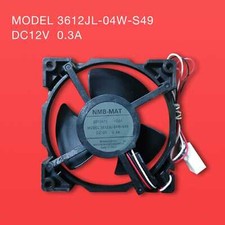 New Cooling Fan 9.2cm 3-wire NMB-MAT Model 3612JL-04W-S49 12V 0.3A Refrigerator