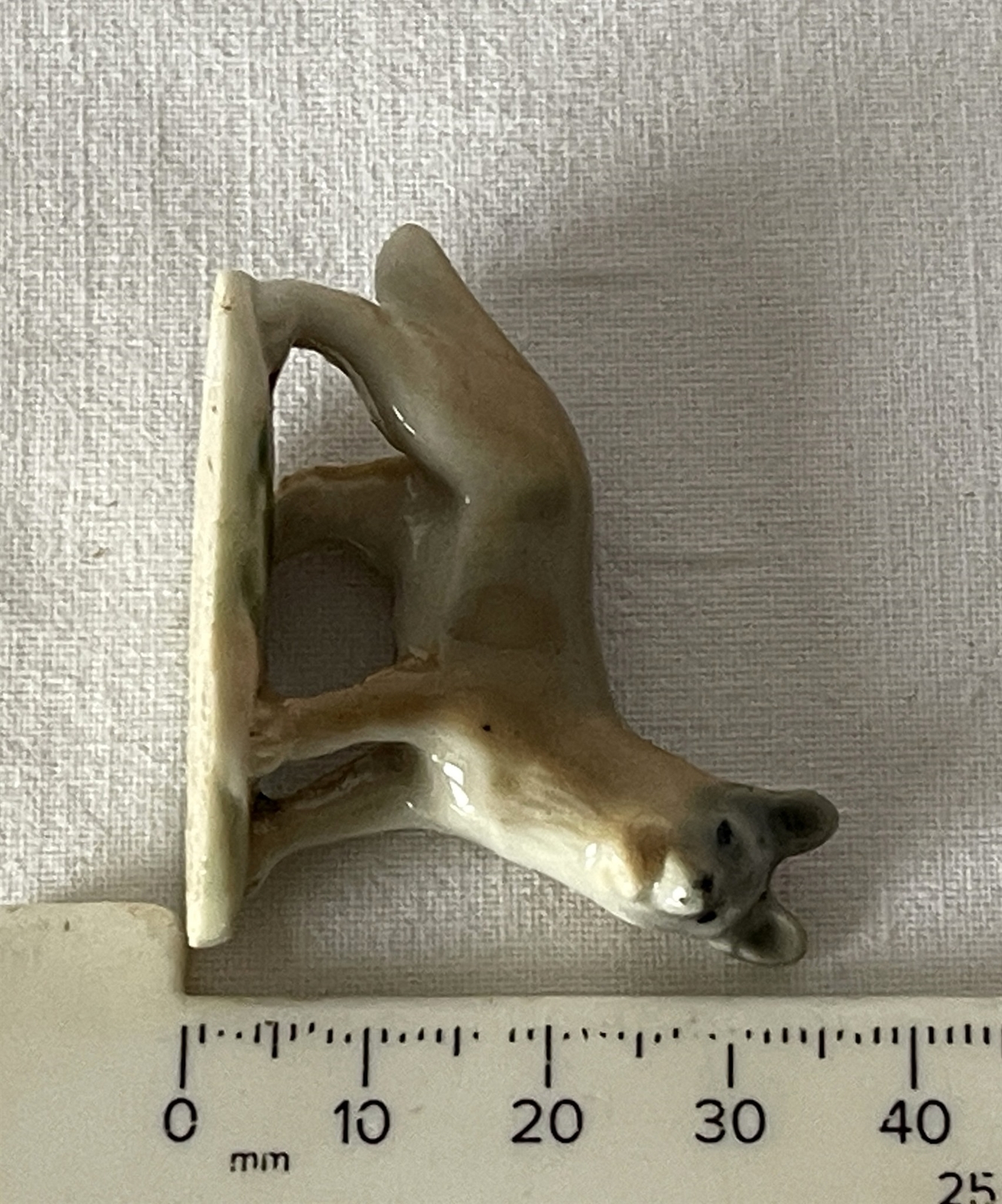 VGC ALSATIAN DOG Vintage Wade Whimsies Porcelain Ornament First 1st