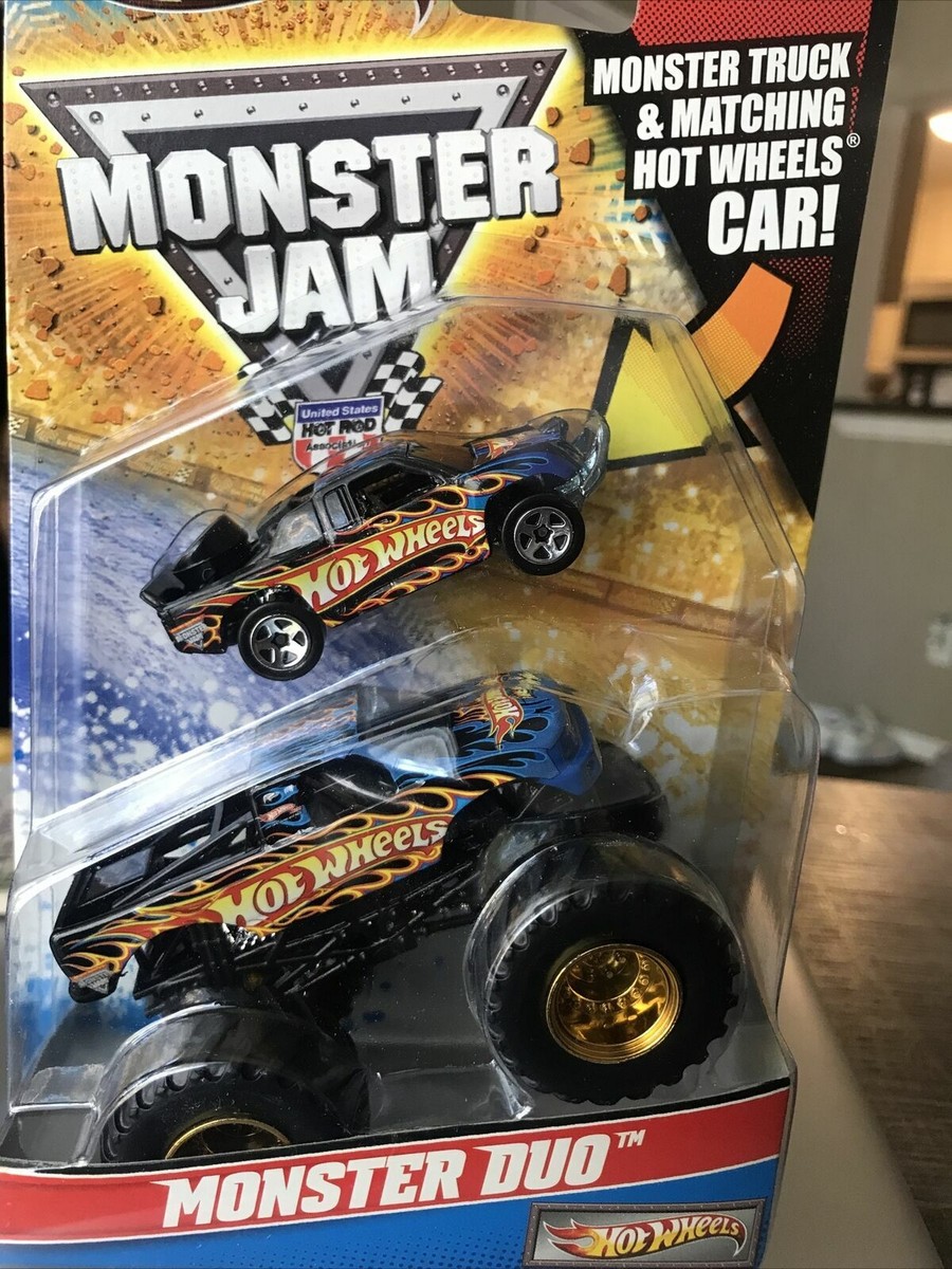 Hot Wheels Monster Jam HOT WHEELS Matching Monster Truck & Car