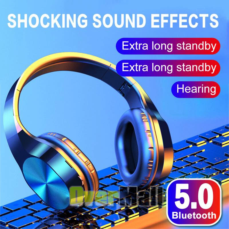 Audifonos Bluetooth 5.0 inalambricos Auriculares Para TV Juegos PC Gamer  Gaming