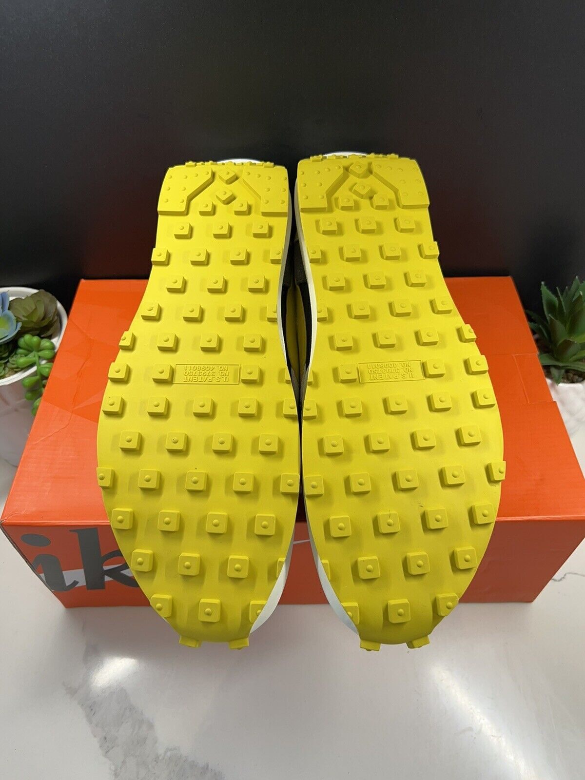 SACAI X NIKE Nike LD Waffle Sacai x UNDERCOVER Bright Citron US da uomo taglia 15 IN MANO