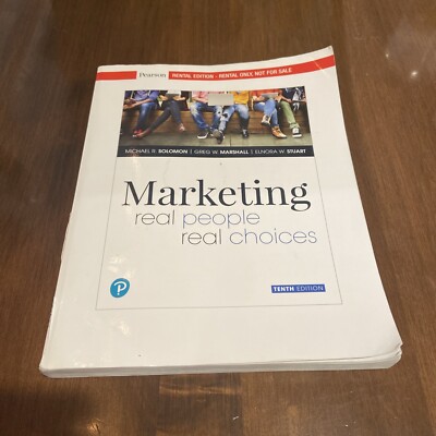 Marketing: Real People,Real Choices Greg Marshall, Michael Solomon 10th Edition | eBay
