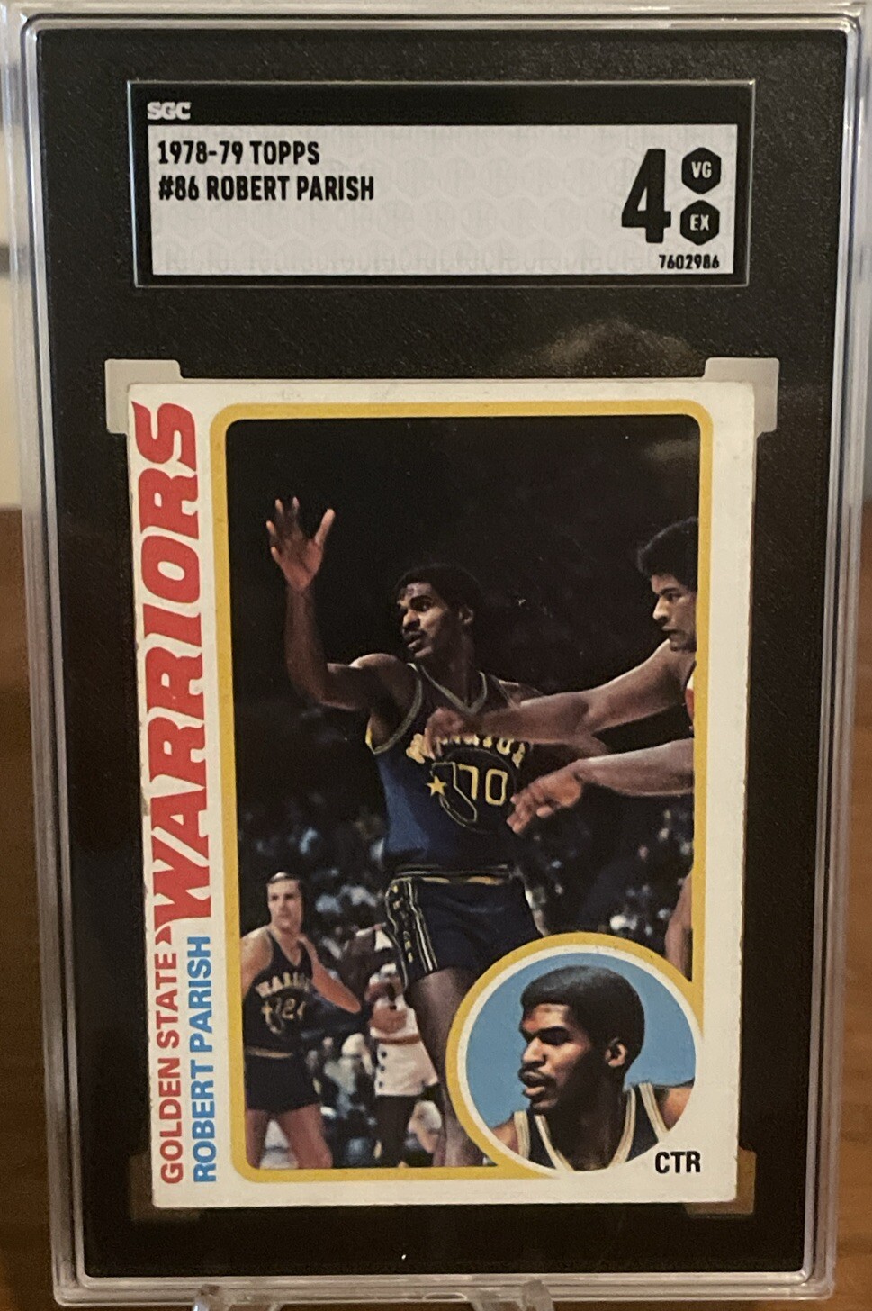 Robert Parish 1978-79 Topps - #86 SGC 4 Golden State Warriors Boston Celtics HOF