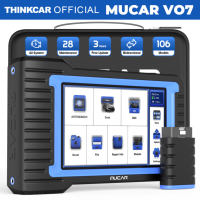 MUCAR VO7 Diagnostic Tool OBD2 Scanner Full System K-ey Coding Bidirectional 
