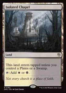 Isolated Chapel 162 Commander: Aetherdrift Magic: The Gathering