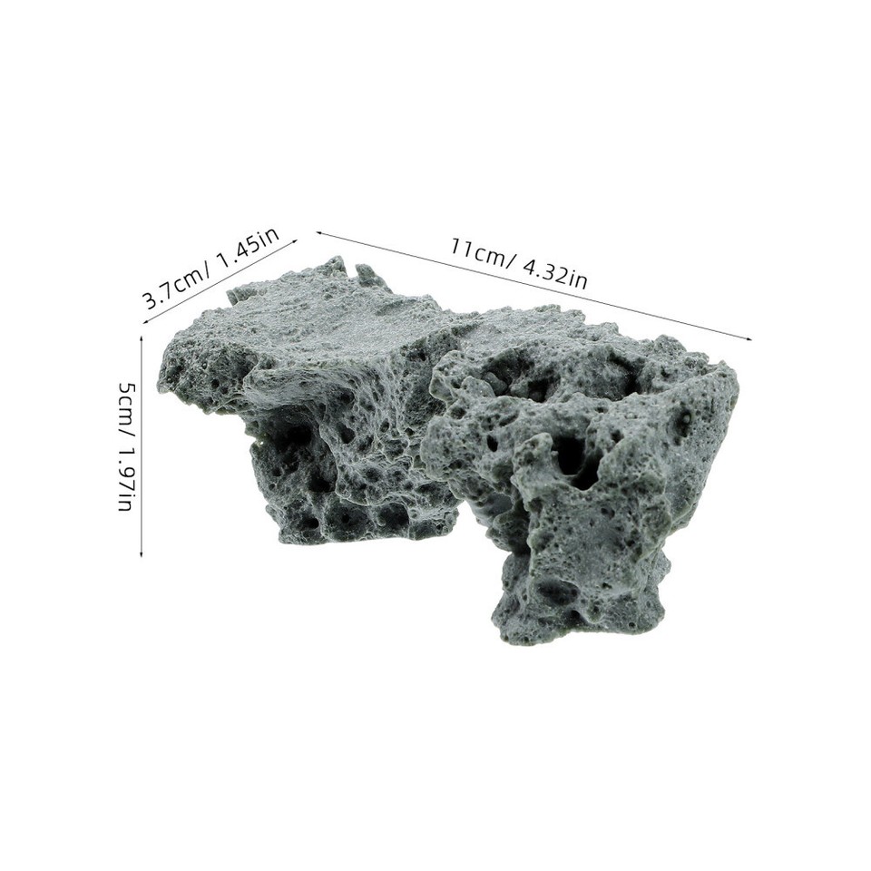 Fish Tank Mountain Decor Aquarium Underwater Landscaping Rockery Bridge